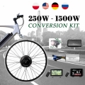 Ebike Kit Brushless Gear Hub Motor Wheel 48v 1500w 1000w 750w 36v 250w Electric Bicycle Ebike Conversion Kit Bicicleta Electrica