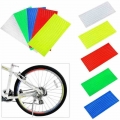 Bike Body Reflective Safety Stickers Reflective Safety Warning Conspicuity Tape Film Sticker Strip Bicycle Cycling Accessories|B