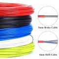 3m Wire For Bicycle Bike Shifters Derailleur Brake Cables Shift Cable Tube 4mm/5mm MTB Road Bike Shifter Brake Cable Line Pipe|C