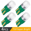 4PCS T10 W5W Super Bright 3030 LED Car Interior Reading Dome Light Marker Lamp 168 194 LED Auto Wedge Parking Bulbs DRL|Signal L
