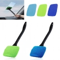 New Car Mop Cleaning Windows Windshield Fog Cleaning Tool Brush Washing Rag Wipe Duster Home Office Auto Windows Glass Cloth|Spo