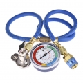 Car Air Conditioning Repair Tool R134a Air Conditioner Fluoride Tube Quick Release Refrigerant Connector Cold Pressure Gauge|A/C