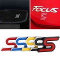 3d Metal S Front Grille Chrome Emblem Badge Car Stickers Decals For Ford Focus Fiesta Ecosport Kuga Mondeo Everest Car Styling