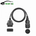 For Bmw Motorcycles 10 Pin Adapter Icom-d Cable For Bmw 10pin To 16pin Obd2 Diagnostic Connector Motobikes Obd 2 Extension Cable