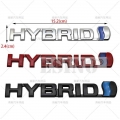 Car Styling Hybrid 3D Rear Trunk Fender Metal Chrome Zinc Alloy Emblem Badge Decal for Toyota RAV 4 Prado Camry Corolla Yaris