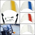 Color sticker motorcycle transparent windshield suitable for Harley Honda Chuanqi Suzuki Yamaha 6.5" 9.5" general head