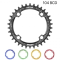 Deckas Narrow Wide Mtb Crankset 32t 34 Teeth 36t 38 T 104 Bcd Crown Round Bike Plate Bicycle Monoplato Cycling Chainring Plateau