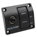 12v&24v 3-way Switch Panel For Bilge Pump Bilge Pump Control Switch Marine Panel Switch Automatic Pump - Marine Pump - Offic