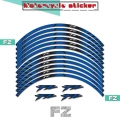 Motorcycle Inner Rim Reflective Protection Stickers Night Safety Reminder Decals 12 Stripes for YAMAHA FZ FZ6 FZ07 FZ09 FZ1 FZ25