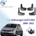For Volkswagen Vw Golf 6 Mk6 2009 2010 2011 2012 Set Molded Mud Flaps Mudflaps Splash Guards Front Rear Mud Flap Mudguards - Mud