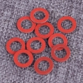 Dwcx 10pcs Red Lower Unit Oil Drain Screw Gasket Fit For Yamaha 90430-08020-00 90430-08003 Accessories - Marine Hardware - Offic