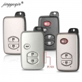 Jingyuqin Smart Remote Key Case 2/3/4 Buttons Fob Shell For Toyota Aurion Avalon Landcruiser Camry Highlander Rav4 - Car Key - O