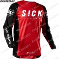 SICK Men's Long Sleeve Downhill Jersey MTB Motorcycle Jersey Shirt Outdoor Motocross Gear Camiseta Bicicleta DH Cycling Jers