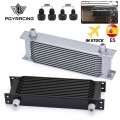 13 Row Universal Aluminum Engine Transmission Oil Cooler Kit Oil Cooler 13 Rows British Type Pqy7013 - Oil Coolers - Officematic
