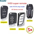 5Pcs/Lot Xhorse XEDS01EN/XEFO01EN/XEMQB1EN/XELEX0EN XE series VVDI Super Remote with XT27A Chip for VVDI2/VVDI Key Tool Max|Car