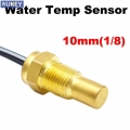 Universal 12v/24v Water Temperature Temp Sensor Sender 50k Head Plug 10mm 1/8 For Car Or Truck Gauge Electric Meter Unit - Tempe