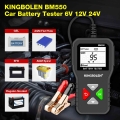 ELM 327 & BM550 Car Battery Tester 24V 12V 6V 100 2000 CCA 2 220Ah Battery System Detect Auto Battery Analyzer Car Battery T