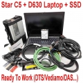 2022 Diagnostic tool MB Star C5 SD Connect With Laptop D630 HDD SSD 2022.03 DAS/ DTS/ For Mb Star C5 For MB Cars & Trucks|Me