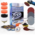 Diy Headlight Restoration Polishing Kits Headlamp Clean Paste Systems Car Care Wash Head Lamps Brightener Refurbish Repair - Pai