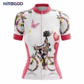 HIRBGOD Summer Bike Clothes Jerseys Outdoor Riding Clothing Wear Cartoon Bicycle Short Sleeve Anti Wrinkle Cycling Shirt|Cycling