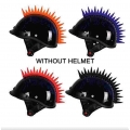 DIY Motorcycle Helmet Decor Punk Hair Colorful Silicone Sticker Motocross Full Face Off Road Helmets For Cosplay Party|Helmets|