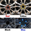 20pcs/package 17/19/21mm Silicone Hexagonal Socket Car Wheel Hub Screw Cover Nut Caps Bolt Rims Exterior Decoration Protection|N