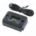 Black Waterproof Motor Hour Meter For Honda kawasaki YAMAHA Racing Motorcycle Marine ATV Snowmobile Boat Ski Dirt Gas Engine|mot