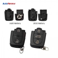OkeyTech 2/3 Button Smart Remote Car Key Shell Fob for Audi TT A3 A4 A6 A8 Quattro Holder CR1620 CR2032 HAA Key Case Cover|Car