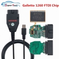 Best Galletto 1260 Ecu Flasher Obd2 Cable Eobd Galletto 1260 Ftdi Ft232rq Ecu Chip Tuning Tool Read&write Car Ecu For Vag Se