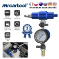 MRCARTOOL Car Coolant Refill Tool Kit Pressure Tester Car Pull Vacuum Radiator Pressure Tester Gauge Water Tank Leakage Detector