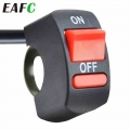 EAFC Universal Motorcycle Handlebar Flameout Switch ON OFF Button for Moto Motor ATV Bike DC12V/10A Black|Motorcycle Switches|