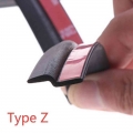 Z Type Car Door Seal Noise Insulation Weatherstrip Sealing Rubber Strip Trim Z shaped Seal Windshield Car Door Sealing Strip|Fil
