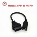 Hot Sell Obd 2 Cable For Honda 3pin Obd1 Adapter Obd2 Obdii For Honda 3 Pin To 16 Pin Connector Free Ship - Diagnostic Tools - O